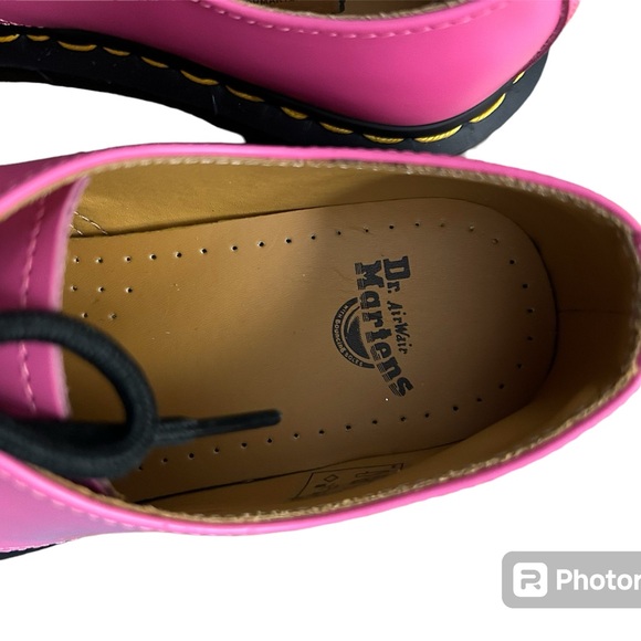 Dr. Martens Unisex 1461 Thrift Pink Oxfords - Picture 4 of 10